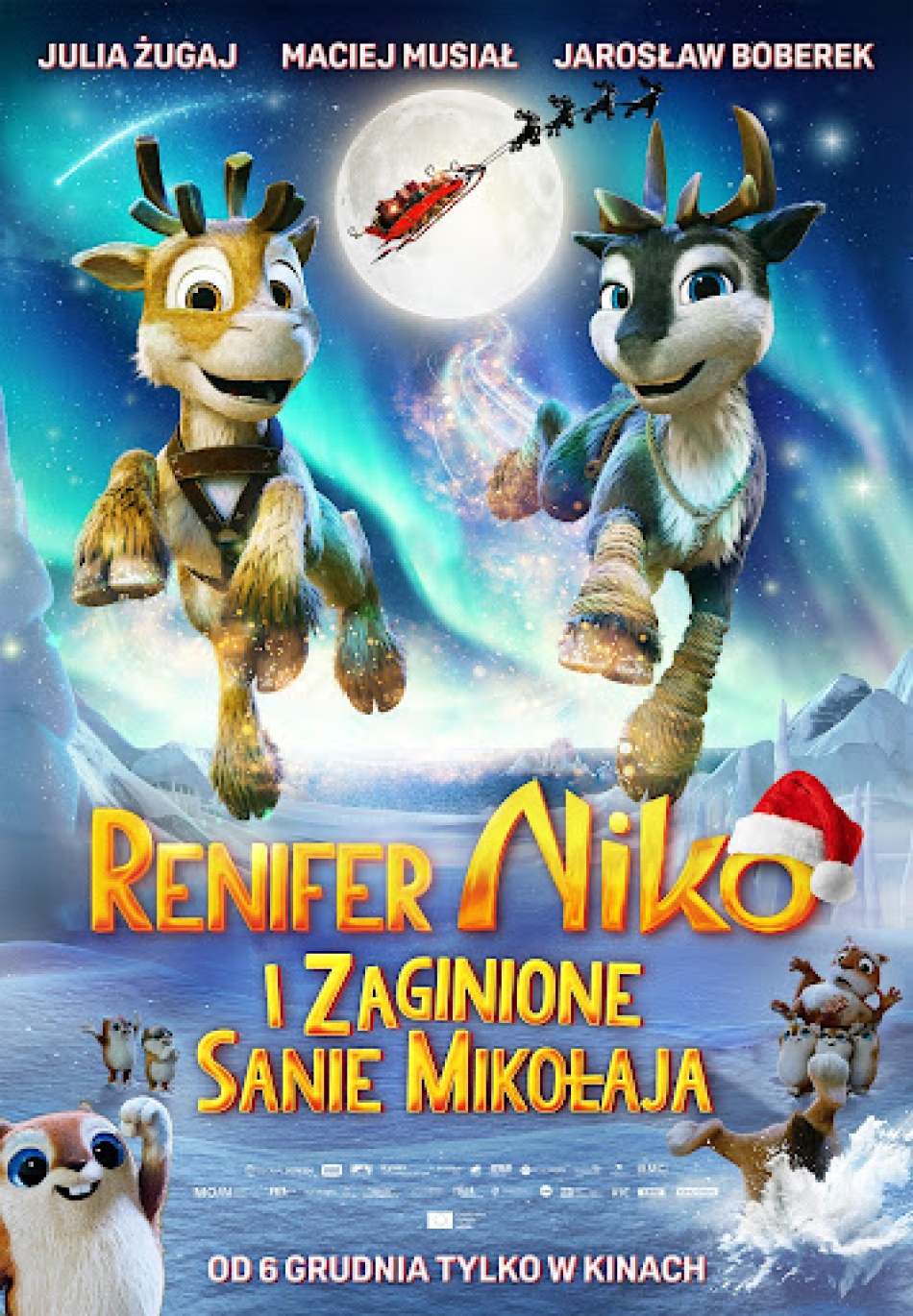 Renifer Niko i zaginione sanie Mikołaja – 2D dubbing